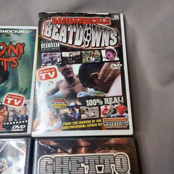 WWE Fighting DVDS As Seen On TV Violent Backyard Fighting Mixed Lot of 4 - Picture 4 of 15